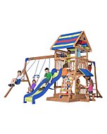 Beach Front All Cedar Wooden Swing Set