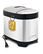 KITCHENARM 29-in-1 SMART Bread Machine with Gluten Free Setting 2LB 1.5LB 1LB Bread Maker Machine with Homemade Cycle - Stainless Steel Breadmaker with Recipes Whole Wheat Bread Making Machine