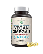 Premium Vegan Omega-3 Supplement. Fish Oil Alternative! Plant Based DHA & EPA Algae Oil. 120 Carrageenan Free Softgels. Marine Algal Essential Fatty Acids. Joint, Heart, Skin, Brain, Eye, Immune Care.