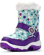 Toddler girl's winter snow boots, perfect for keeping your little one's feet warm and dry in all weather conditions