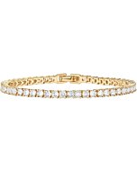 Pavoi 14K Gold Tennis Bracelet with Sparkling CZ