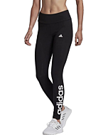 adidas womens Linear Leggings Black/White Medium