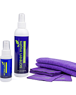 Screen Mom Screen Cleaner Home & Away Bundle – Designed for LED, LCD, Plasma, TV, iPad, Laptop, Computer Monitor, Tablets, Phones, & Eyeglasses - Includes 8oz & 2oz Bottle with 4 Microfiber Cloths