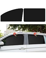 Car Side Window Sun Shades, Window Sunshades Privacy Curtains, 100% Block Light for Breastfeeding, Taking a nap, Changing Clothes, Camping (Front&Back 4pcs)