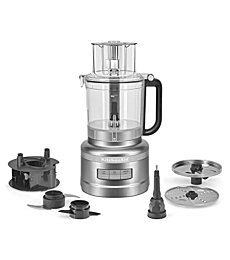 KitchenAid 13-Cup Food Processor, Contour Silver