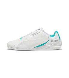 PUMA Men's Mercedes AMG Petronas F1 Cdrift Cat Decima 2.0 Sneaker, White-Sheen Green, 9