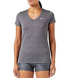 Under Armour Women's UA Tech V-Neck MD Gray