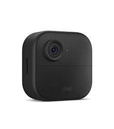 Blink Outdoor 4 – Wireless smart security camera, two-year battery, 1080p HD day and infrared night live view, two-way talk – 1 camera system