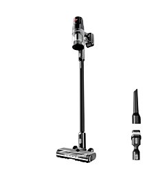 BISSELL CleanView XR 200W Lightweight Cordless Vacuum w/ Removable Battery, 35-min runtime, Tangle-Free Brush Roll, LED lights, XL Tank, Dusting & Crevice Tool, Wall Mount, 3789U, Silver