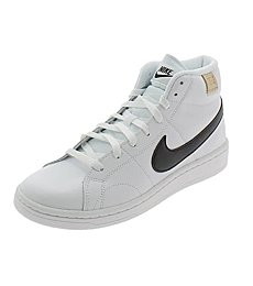 NIKE Men's Court Royale 2 MID Running Shoe, White Black White Onyx, 14 Narrow