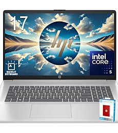 HP Pavilion Laptop | Newest Intel Core 5 Processor | 17.3" FHD (1920 x 1080) Display | 32GB RAM | 1TB SSD (512GB PCIe & P500 500GB External) | HDMI | Windows 11 | P500 SSD