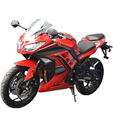 HHH Vitacci GTX 250 EFI Motorcycle Manual 6 Speed 250cc Motorcycle Street Bike for adult and youth - Red color