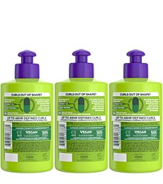 Garnier Fructis Curl Nourish Air Dry Cream, Sulfate Free Defining Butter Leave-in Conditioner, 10.2 Fl Oz, 2 Count (Packaging May Vary)