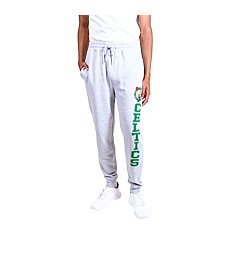 Ultra Game NBA Official Men’s Super Soft Game Day Jogger Sweatpants - Unisex, Boston Celtics, Heather Gray, X-Large