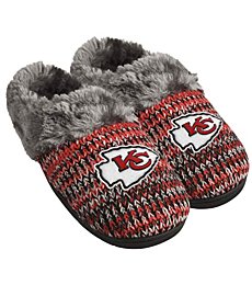 FOCO NFL Kansas City Chiefs Womens Peak Slide SlippersPeak Slide Slippers, Team Color, Medium (7-8)