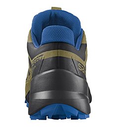 Salomon Men's Speedcross 5 GORE-TEX Trail Running Shoes, Black/Green Moss/Skydiver, 10 M