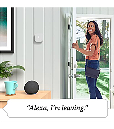 Amazon Smart Thermostat - Easy smartphone control using the Alexa app.