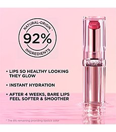 L'Oreal Paris Glow Paradise Hydrating Balm-in-Lipstick with Pomegranate Extract, Nude Heaven