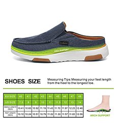 Comfortable Orthopedic Slippers for Plantar Fasciitis Flat Foot,Mens Slippers with Arch Support,slip-on Indoor Outdoor shoes ZGBXOF03B-W1-7.5