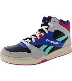 Reebok Men's Royal BB4500 HI-2 Sneaker, Black/Pure Grey/Vector Blue, 8.5