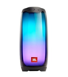 JBL Pulse 4 - Waterproof Portable Bluetooth Speaker with Light Show - Black