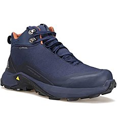 HUMTTO Men's All-Terrain Waterproof Hiking Boots Lightweight Breathable Outdoor Ankle Boots Trekking Hiking Shoes 13 Blue