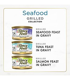 Fancy Feast Grilled Wet Cat Food Seafood