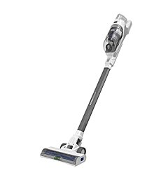 BLACK+DECKER POWERSERIES+ 16V MAX Cordless Stick Vacuum with LED Floor Lights, Lightweight, Multi-Surface, White (BHFEA420J)