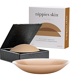 Nippies Reusable Silicone Nipple Covers with Adhesive