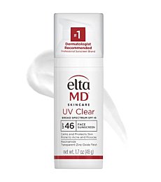 EltaMD UV Clear Face Sunscreen tube.