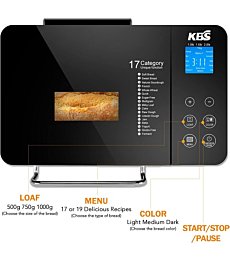 KBS Pro Bread Machine - Sleek Stainless Steel Design