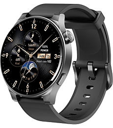 S5 Smartwatch in Black with a 1.43'' AMOLED display.