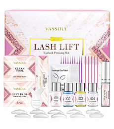 Lash lift kit with all necessary tools and products.