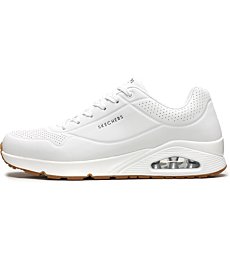 Skechers Men's Uno-Stand On Air Sneaker, White, 10