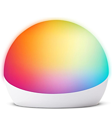 Echo Glow smart lamp creates a colorful ambiance for kids' rooms