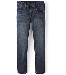 The Children's Place boys Stretch Super Skinny Jeans, Raw Vintage, 4 husky