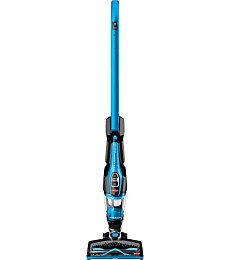 BISSELL 3061 Featherweight Cordless Stick Vacuum in Electric Blue and Black.