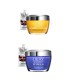 Olay Regenerist Vitamin C + Peptide 24 Brightening Face Moisturizer.