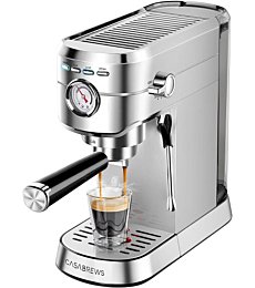 CASABREWS 20-Bar Espresso Machine with Milk Frother