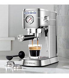 CASABREWS 20-Bar Espresso Machine with Milk Frother