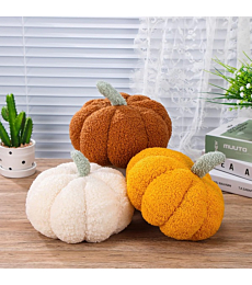 Namalu Soft Plush Pumpkin Throw Pillows for Fall Decoration