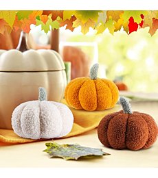 Namalu Soft Plush Pumpkin Throw Pillows for Fall Decoration