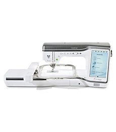 Brother Stellaire 2 Innov-is XJ2 Sewing Machine with Disney embroidery designs displayed on a touchscreen.