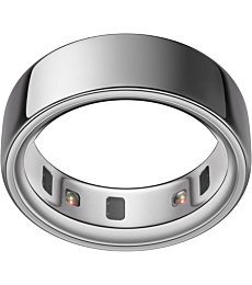 Oura Ring 4 Silver Smart Ring - Sleep and Heart Rate Tracker