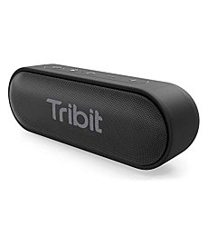 Tribit Bluetooth Speaker, XSound Go Speaker with 16W Loud Sound & Deeper Bass, 24H Playtime, IPX7 Waterproof, Bluetooth 5.0 TWS Pairing Portable Wireless Speaker for Home, Outdoor (Upgraded)