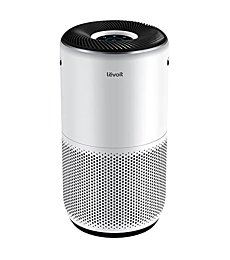 LEVOIT Air Purifiers for Home Large Room Up to 1980 Ft² in 1 Hr With Air Quality Monitor, HEPA Sleep Mode, Auto Mode, Smart WiFi, 3-in-1 Filter Captures Pet Allergies, Smoke, Dust, Core 400S-P, White