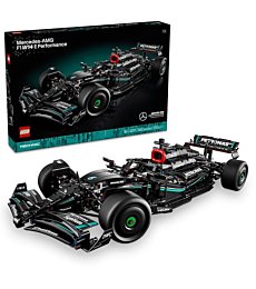 LEGO Technic Mercedes-AMG F1 W14 E Performance model car, authentic replica with intricate details