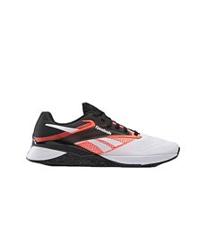 Reebok Unisex Nano X4 Sneaker, Black/Footwear White/Orange Flare, 6.5 US Men