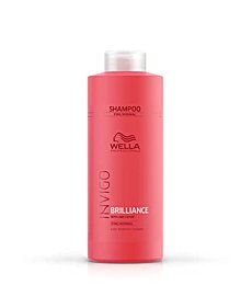 Wella Professionals Invigo Brilliance Shampoo for Fine Normal Colored Hair, Professional Color Protecting & Color Vibrancy Shampoo, 33.8 Fl oz