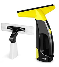 Rechargeable Window Vac, Power Window Vacuum Cleaner Set, Window Squeegee Electric Cleaning Tool for Windows, Tiles, Mirrors, 200ml Water Tank